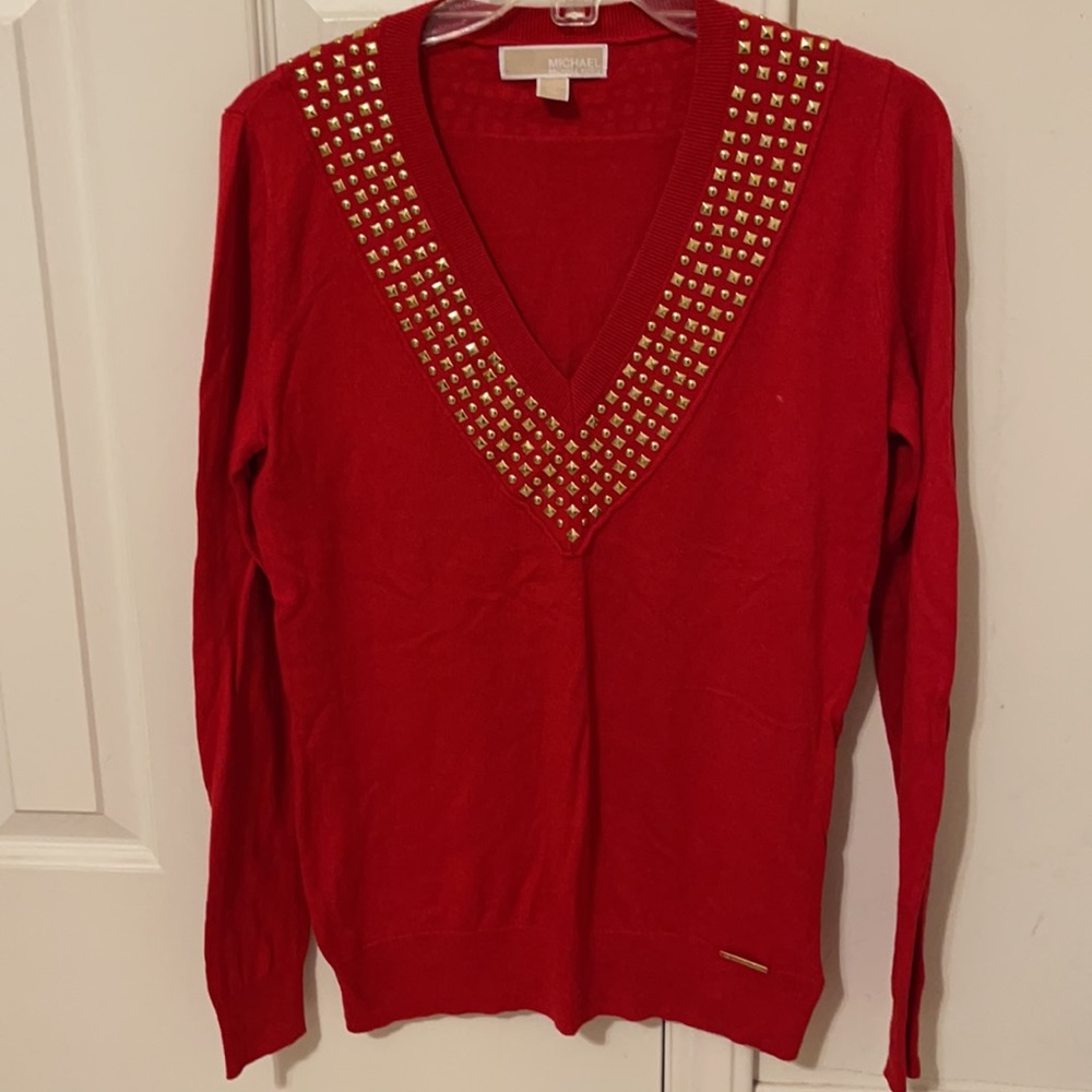 Brand: Michael Kors Color: Red Size: Medium